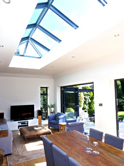 Architectural services for family room extension with glazed lantern in Harrogate