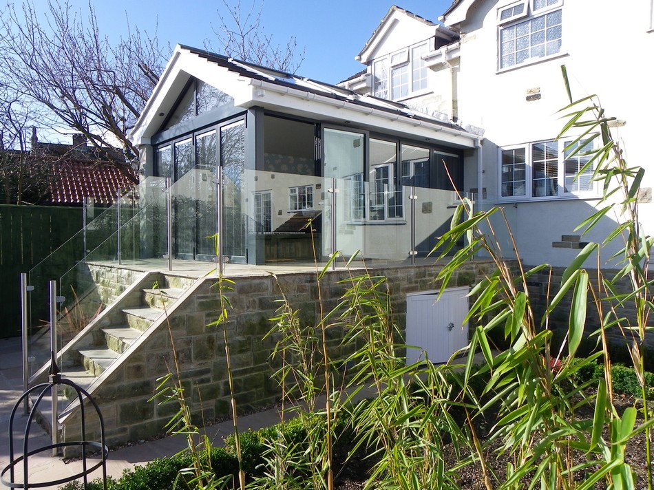 Glazed Garden Room Extension Near Ripon