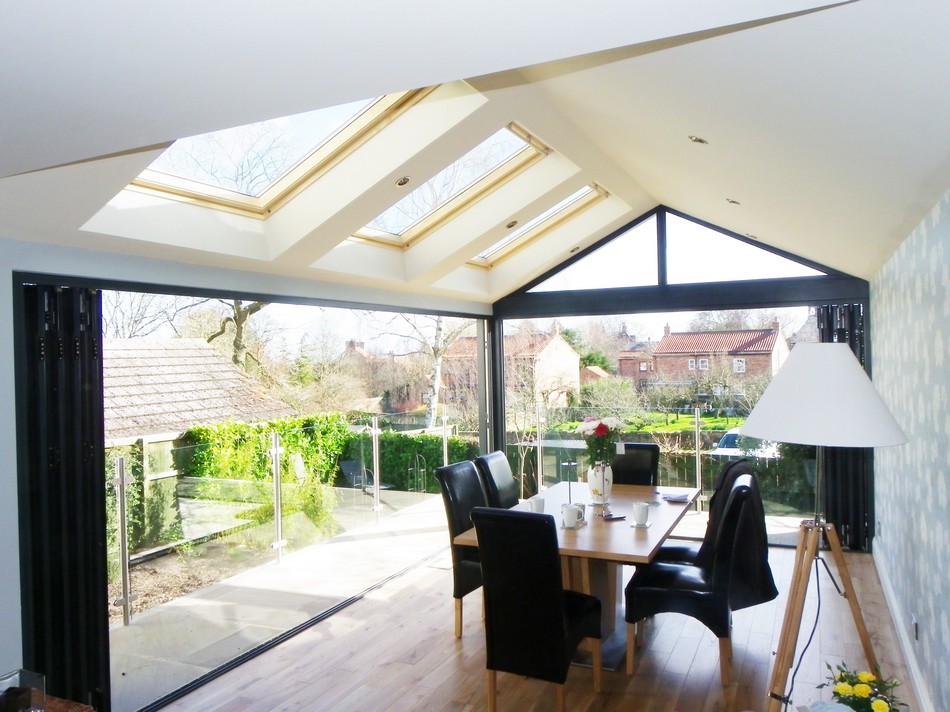 Glazed Garden Room Extension Near Ripon