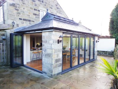 Architects design for glazed dining extension
